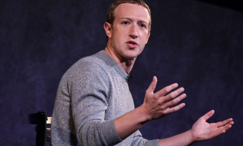 NEW YORK, NY - OCTOBER 25: Facebook CEO Mark Zuckerberg speaks about the new Facebook News feature at the Paley Center For Media on October 25, 2019 in New York City. Facebook News, which will appear in a new dedicated section on the Facebook app, will offer stories from a mix of publications, including The New York Times, The Wall Street Journal and The Washington Post, as well as other digital-only outlets.(Photo by Drew Angerer/Getty Images)