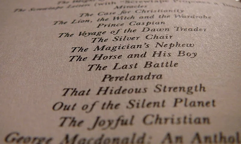Image of a page from the book Mere Christianity by C.S. Lewis.