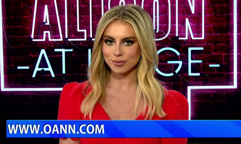 Video still from Alison At Large on One America News Network