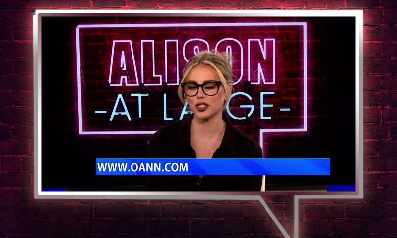 Video still from Alison At Large on One America News Network