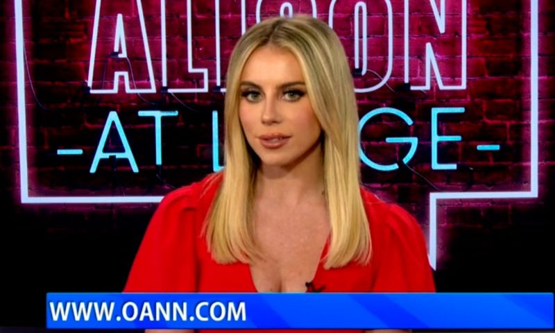 Video still from Alison At Large on One America News Network