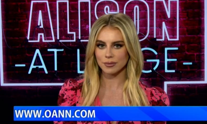Video still from Alison At Large on One America News Network