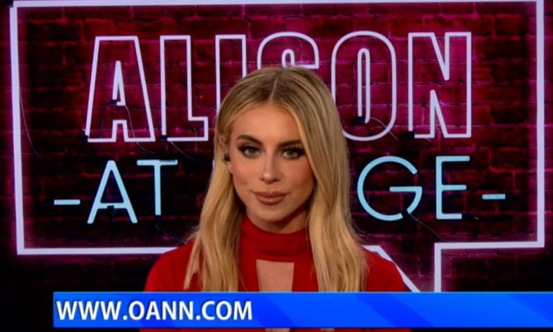 Video still from Alison At Large on One America News Network