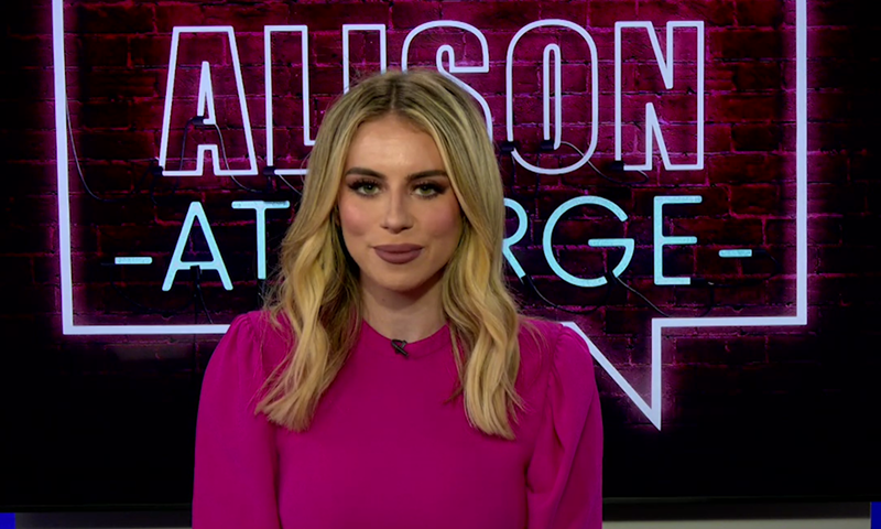 Video still from Alison At Large on One America News Network