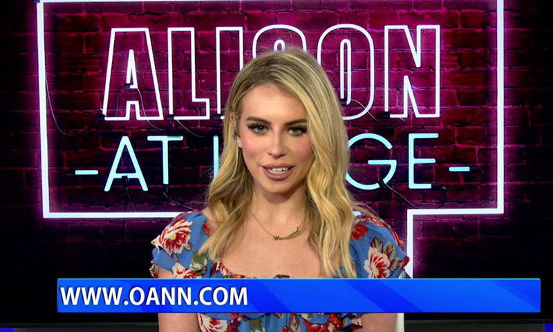Video still from Alison At Large on One America News Network