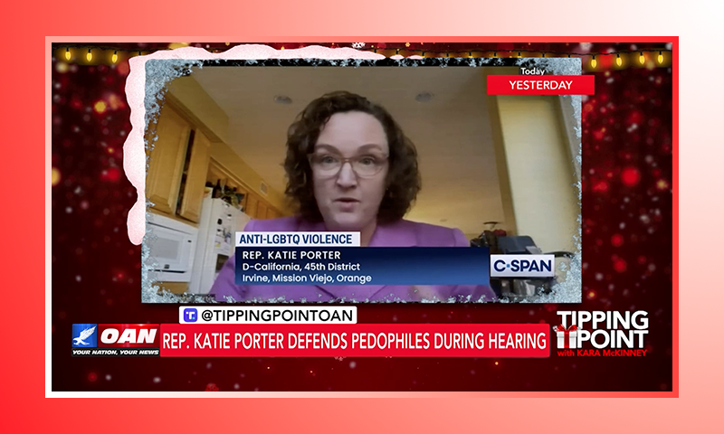 Rep. Katie Porter Defends Pedophiles During Hearing