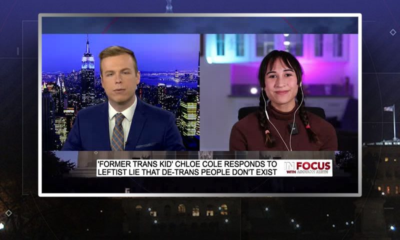Video still from In Focus on One America News Network