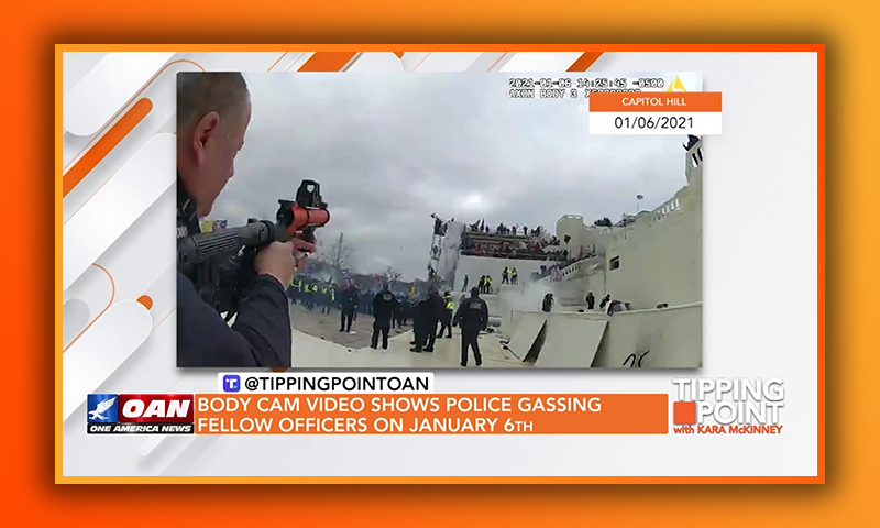 Body Cam Video Shows Police Gassing Fellow Officers on January 6th
