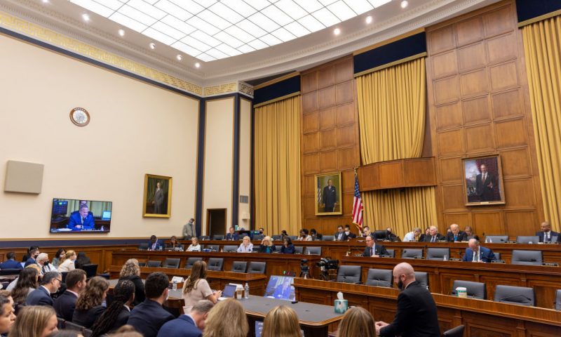 Chairman Jerrold Nadler (D-NY) oversees a hearing of the House Judiciary Committee on Capitol Hill on July 14, 2022 in Washington, DC. The committee heard testimony on threats to individual freedoms after the U.S. Supreme Court reversed the Roe v Wade decision on abortions. (Photo by Tasos Katopodis/Getty Images)