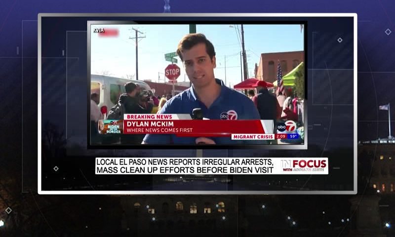 Video still from Jorge Ventura's interview with In Focus on One America News Network