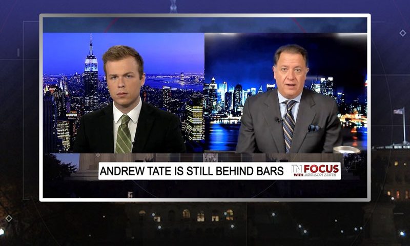Video still from Bob Bianchi's interview with In Focus on One America News Network
