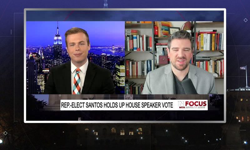 Video still from In Focus on One America News Network