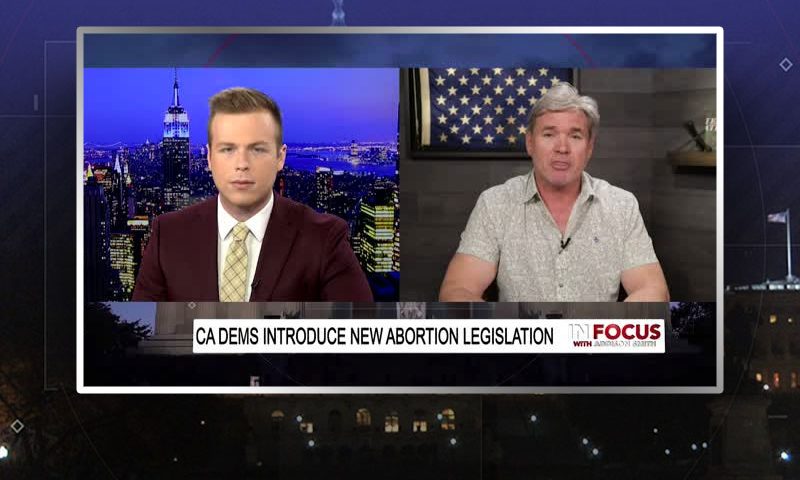 Video still from Pastor Jack Hibbs' interview with In Focus on One America News Network