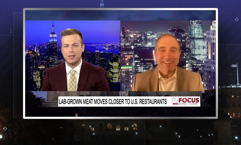 Video still from Marc Morano's interview with In Focus on One America News Network