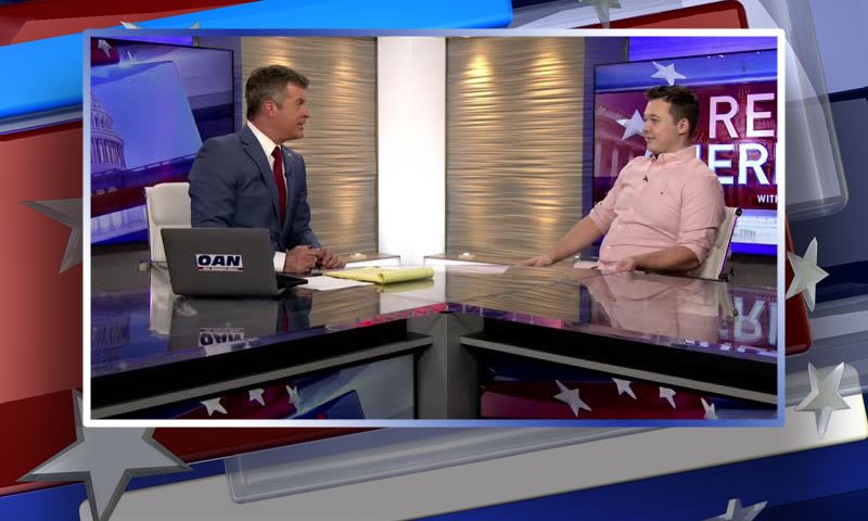 Video still from Real America on One America News Network