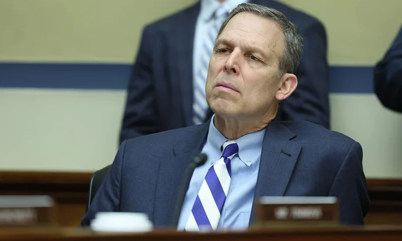 U.S. Rep. Scott Perry (R-PA) participates in a meeting of the House Oversight and Reform Committee in the Rayburn House Office Building on January 31, 2023 in Washington, DC. The Committee met today for their first meeting of the 118th Congress to outline their agenda and vote on Committee rules. (Photo by Kevin Dietsch/Getty Images)