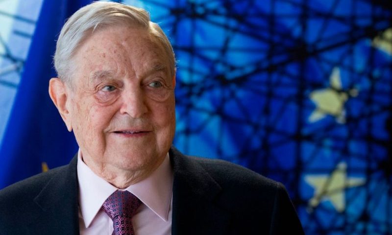 George Soros, Founder and Chairman of the Open Society Foundations arrives for a meeting in Brussels, on April 27, 2017. - Meeting will mainly focus on situation in Hungary, including legislative measures that could force the closure of the Central European University in Budapest. (Photo by OLIVIER HOSLET / POOL / AFP) (Photo by OLIVIER HOSLET/POOL/AFP via Getty Images)