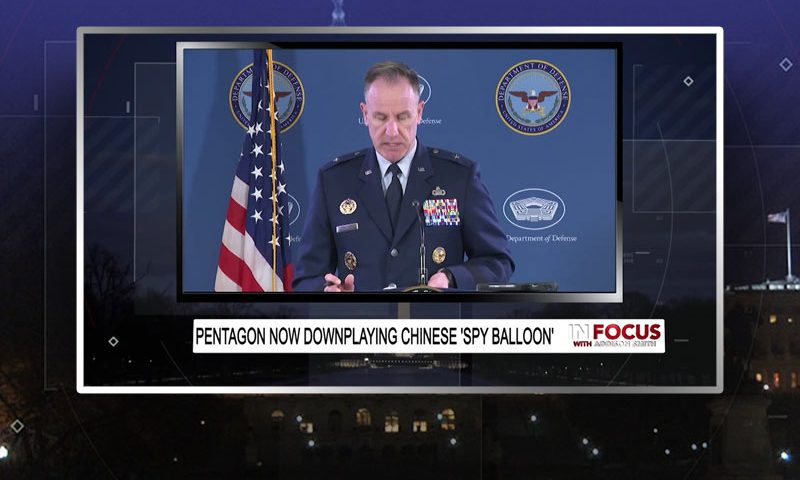 Video still from Rep. Warren Davidson's interview with In Focus on One America News Network