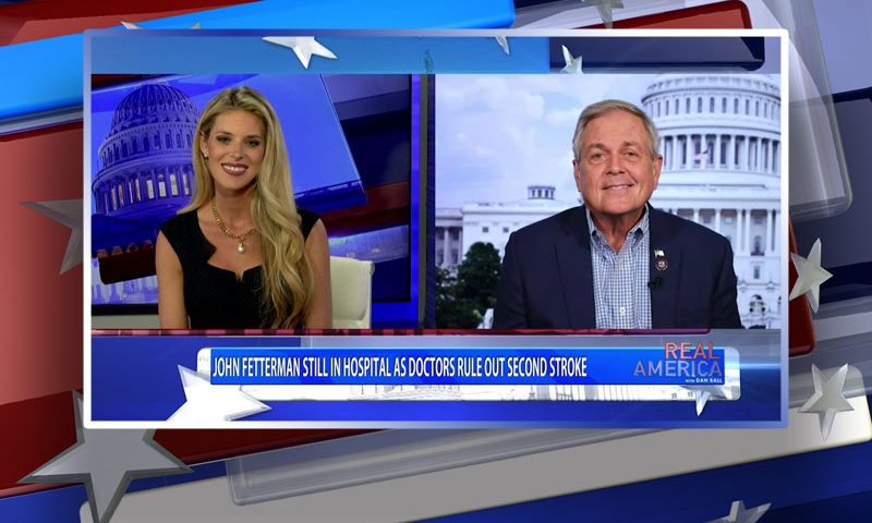 Video still from Ralph Norman's interview with Real America on One America News Network