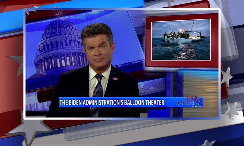 Video still from Real America on One America News Network