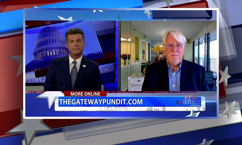 Video still from Joe Hoft's interview with Real America on One America News Network