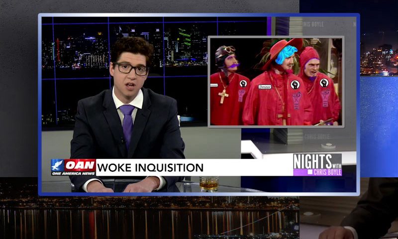 Video still from Real America on One America News Network