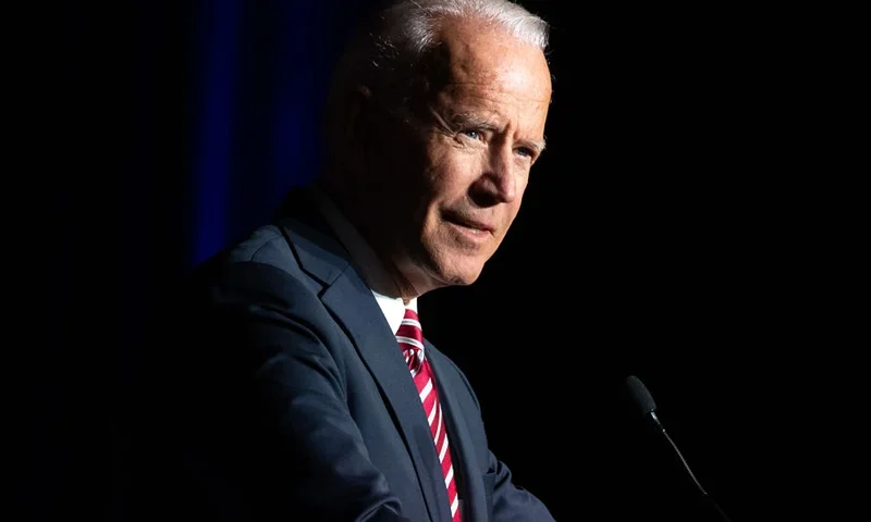 Former US Vice President Joe Biden speaks during the First State Democratic Dinner in Dover, Delaware, on March 16, 2019. (Photo by SAUL LOEB / AFP) (Photo by SAUL LOEB/AFP via Getty Images)