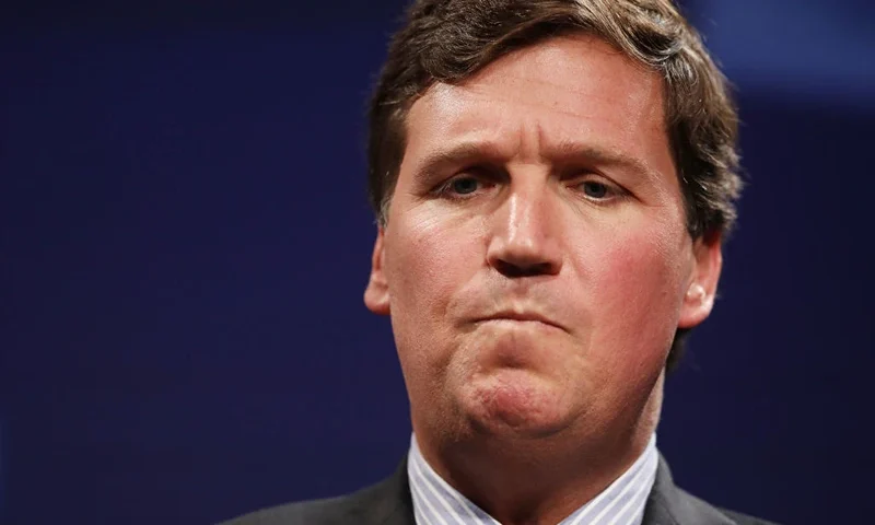 WASHINGTON, DC - MARCH 29: Fox News host Tucker Carlson discusses 'Populism and the Right' during the National Review Institute's Ideas Summit at the Mandarin Oriental Hotel March 29, 2019 in Washington, DC. Carlson talked about a large variety of topics including dropping testosterone levels, increasing rates of suicide, unemployment, drug addiction and social hierarchy at the summit, which had the theme 'The Case for the American Experiment.' (Photo by Chip Somodevilla/Getty Images)