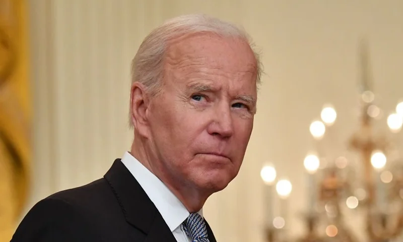 President Joe Biden delivers remarks on the COVID-19 response and the vaccination in the East Room at the White House in Washington, DC on May 17, 2021. (Photo by Nicholas Kamm / AFP) (Photo by NICHOLAS KAMM/AFP via Getty Images)