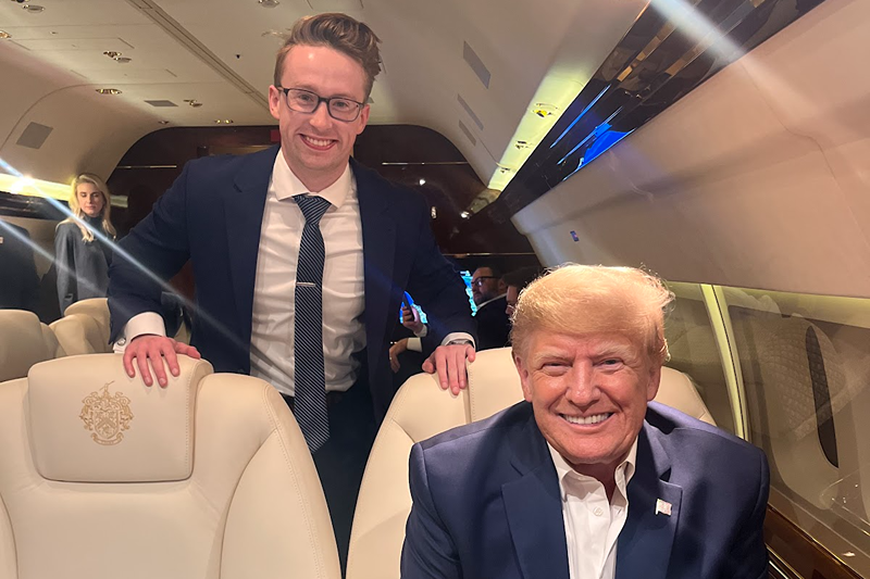 One America's Daniel Baldwin joins 45th President Donald J. Trump on Trump Force One