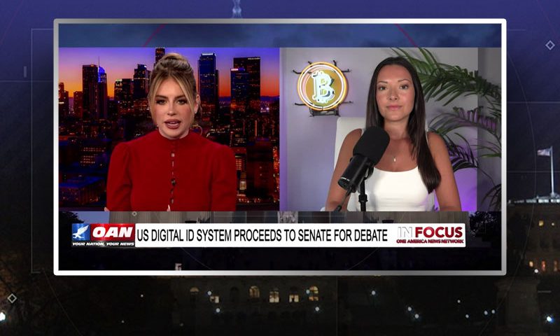 Video still from Layah Heilpern's interview with In Focus on One America News Network