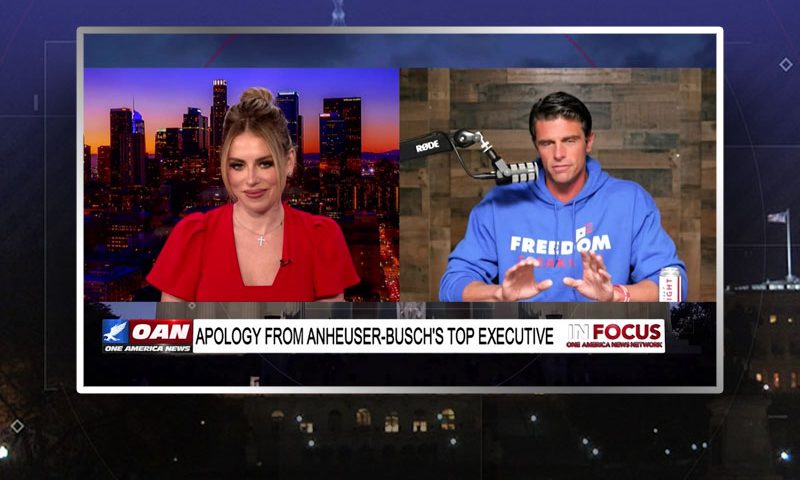 Video still from Seth Weathers' interview with In Focus on One America News Network