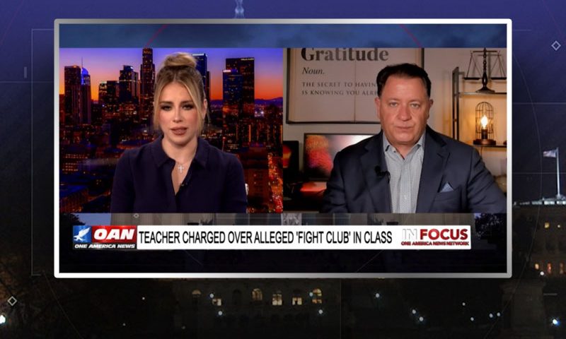 Video still from Bob Bianchi's interview with In Focus on One America News Network