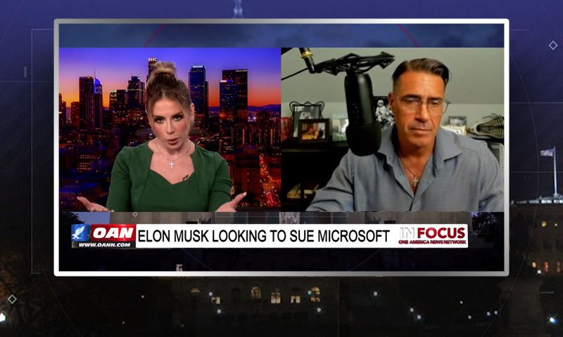 Video still from Chris Markowski's interview with In Focus on One America News Network