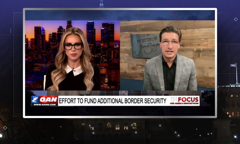 Video still from Jaco Booyens' interview with In Focus on One America News Network