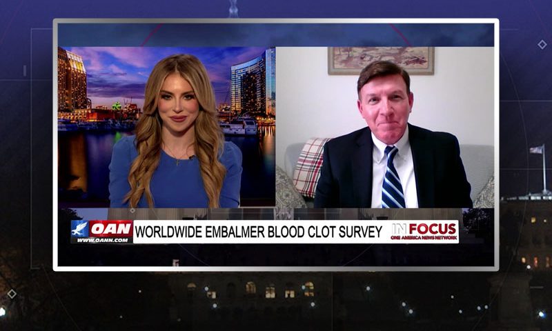 Video still from Tom Haviland's interview with In Focus on One America News Network