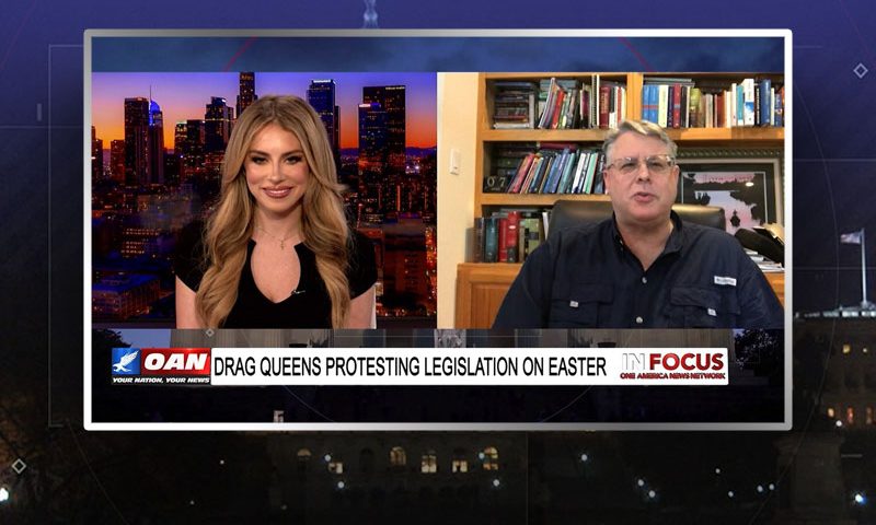 Video still from Pastor Andy Woods' interview with In Focus on One America News Network