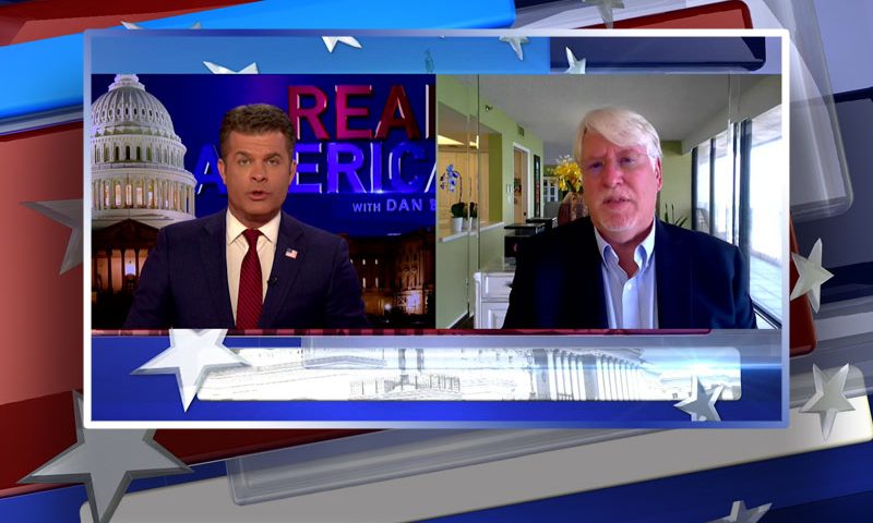 Video still from Joe Hoft's interview with Real America on One America News Network