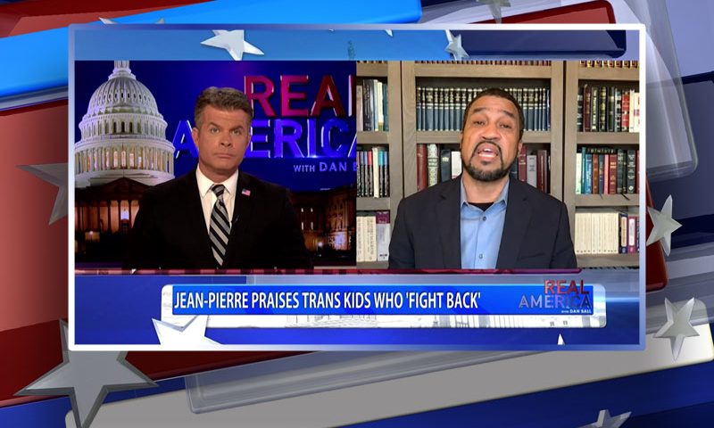 Video still from Darrell Scott's interview with Real America on One America News Network