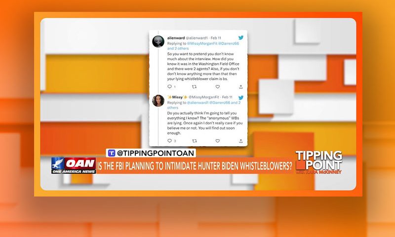 Video still from Tipping Point on One America News Network
