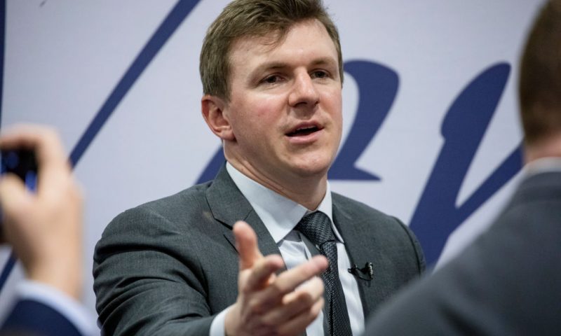 James O'Keefe, an American conservative political activist and founder of Project Veritas, meets with supporters during the Conservative Political Action Conference 2020 (CPAC) hosted by the American Conservative Union on February 28, 2020 in National Harbor, MD. (Photo by Samuel Corum/Getty Images)