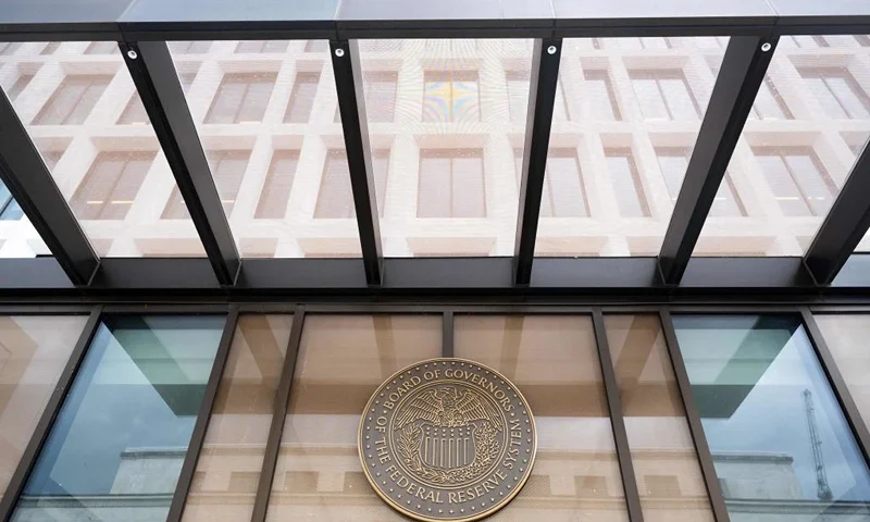 The US Federal Reserve Building is seen in Washington, DC, May 3, 2023. - The US Federal Reserve is widely expected to raise its benchmark lending rate for a 10th -- and possibly final -- time, as it aims to bring down inflation while preventing fresh banking concerns from spreading. (Photo by SAUL LOEB / AFP) (Photo by SAUL LOEB/AFP via Getty Images)