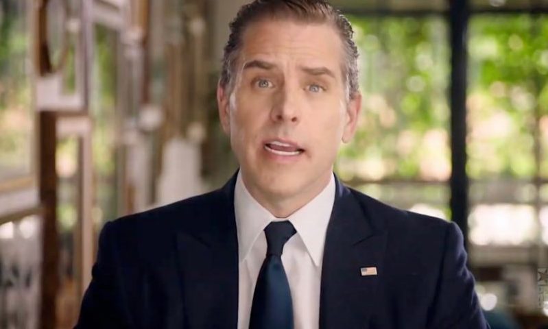 MILWAUKEE, WI - AUGUST 20: In this screenshot from the DNCC’s livestream of the 2020 Democratic National Convention, Hunter Biden, son of Democratic presidential nominee Joe Biden, addresses the virtual convention on August 20, 2020. The convention, which was once expected to draw 50,000 people to Milwaukee, Wisconsin, is now taking place virtually due to the coronavirus pandemic. (Photo by DNCC via Getty Images) (Photo by Handout/DNCC via Getty Images)