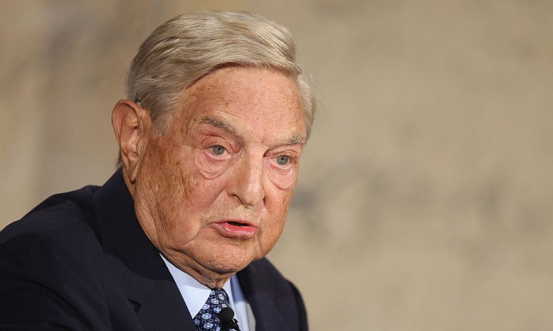 BERLIN, GERMANY - SEPTEMBER 10: Billionaire investor George Soros speaks on "The Tragedy of the European Union" as a guest of The Institute for Media and Communications Policy on September 10, 2012 in Berlin, Germany. Soros said the biggest danger facing Europe through the Eurozone debt crisis is deflation, which the current conservative policies by the Bundesbank that push for austerity in debtor nations will only accelerate. (Photo by Sean Gallup/Getty Images)