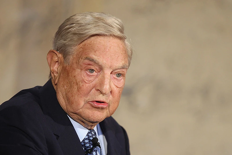 Billionaire investor George Soros speaks on "The Tragedy of the European Union" as a guest of The Institute for Media and Communications Policy on September 10, 2012 in Berlin, Germany. Soros said the biggest danger facing Europe through the Eurozone debt crisis is deflation, which the current conservative policies by the Bundesbank that push for austerity in debtor nations will only accelerate. (Photo by Sean Gallup/Getty Images)
