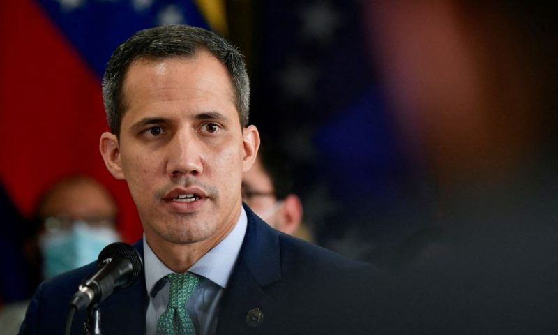 Venezuela's opposition leader Juan Guaido addresses the media, in Caracas, Venezuela, September 27, 2022. REUTERS/Gaby Oraa/File Photo