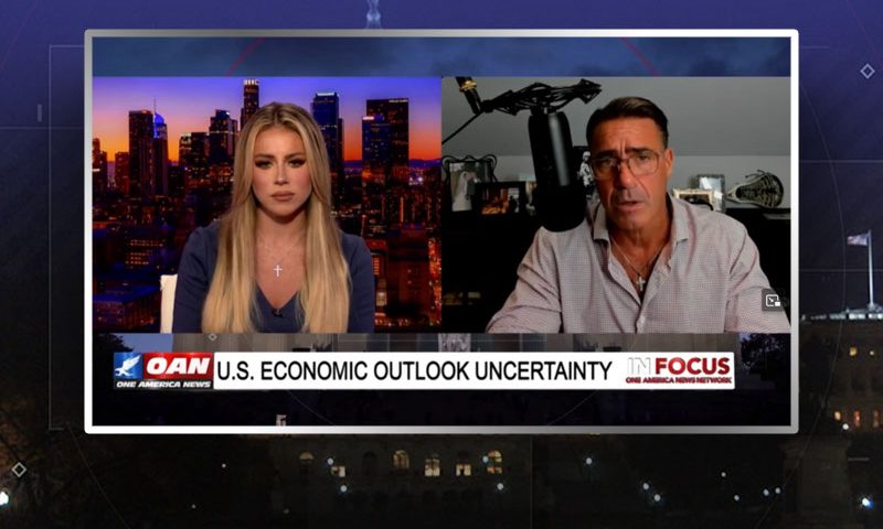 Video still from Chris Markowski's interview with In Focus on One America News Network