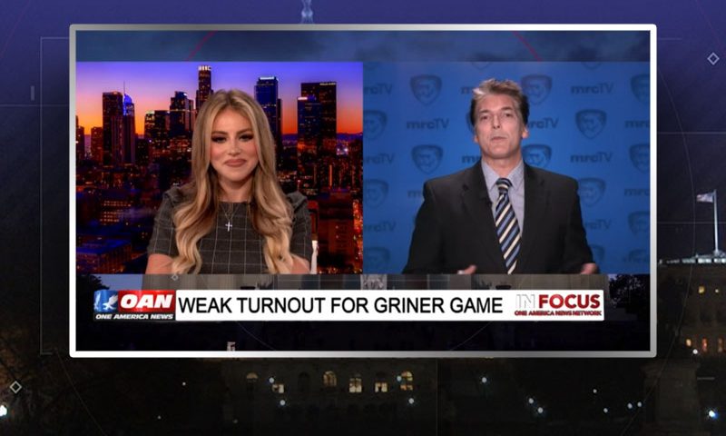 Video still from Eric Scheiner's interview with In Focus on One America News Network
