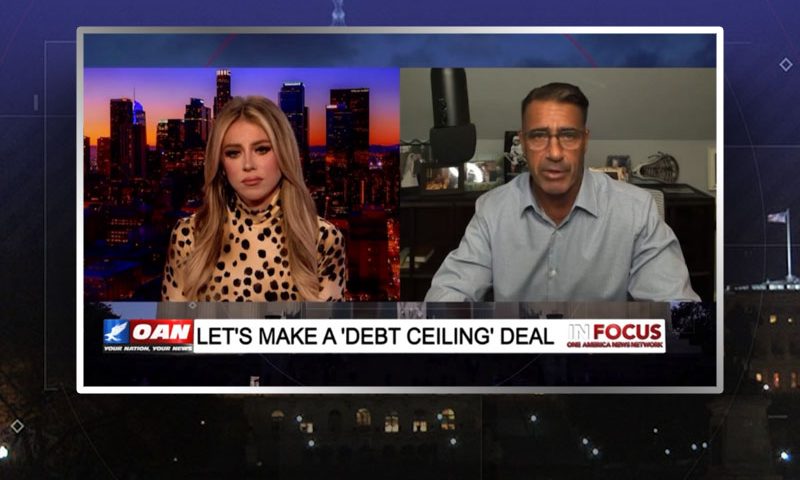 Video still from Chris Markowski's interview with In Focus on One America News Network