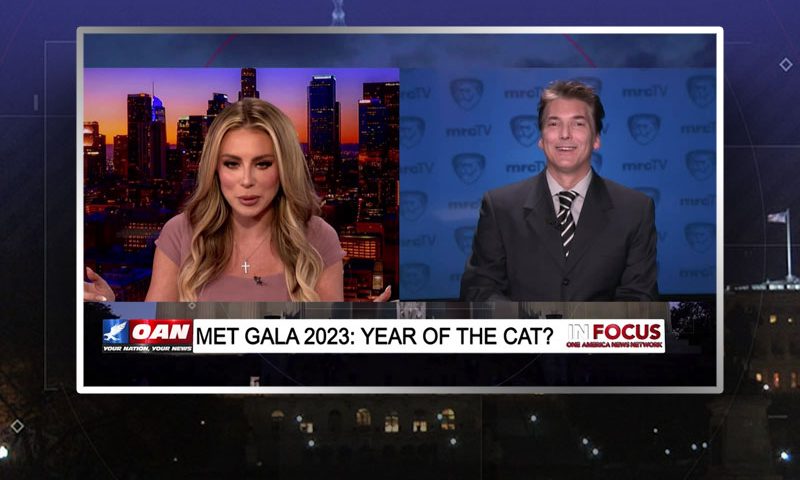 Video still from Eric Scheiner's interview with In Focus on One America News Network